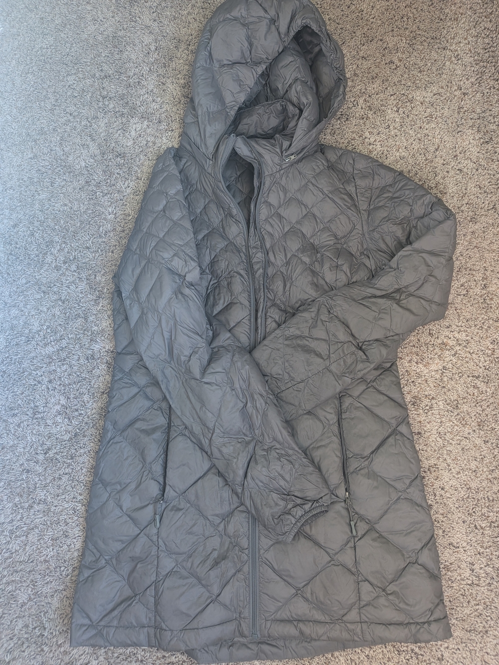 Women's Lightweight Quilted Hooded Coat